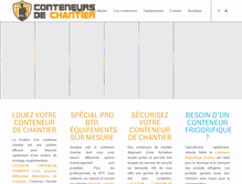 Tablet Screenshot of location-conteneur-chantier.com